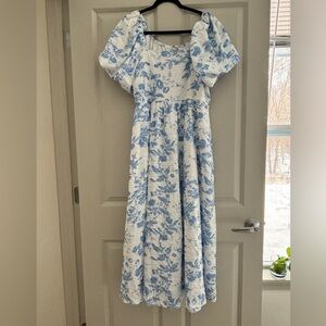 Baltic Born Blue Floral Maxi Dress